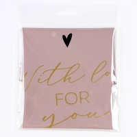 Воздушный шар фольгированный 18" «With love for you» круг Воздушный шар фольгированный 18" «With love for you» круг