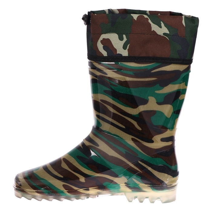 Сапоги мужские С-10РУМ, ПВХ, утепленные, камуфляж МИКС, размер 43 (277)