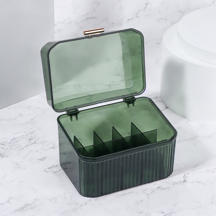 Органайзер для хранения «GREEN», 15 секций, 14 × 10,5 см, цвет зелёный Органайзер для хранения «GREEN», 15 секций, 14 × 10,5 см, цвет зелёный