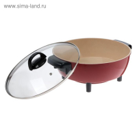 Сковорода электрическая Sakura SA-7709R, 1360 Вт, d=30, глубина 8 см Сковорода электрическая Sakura SA-7709R, 1360 Вт, d=30, глубина 8 см