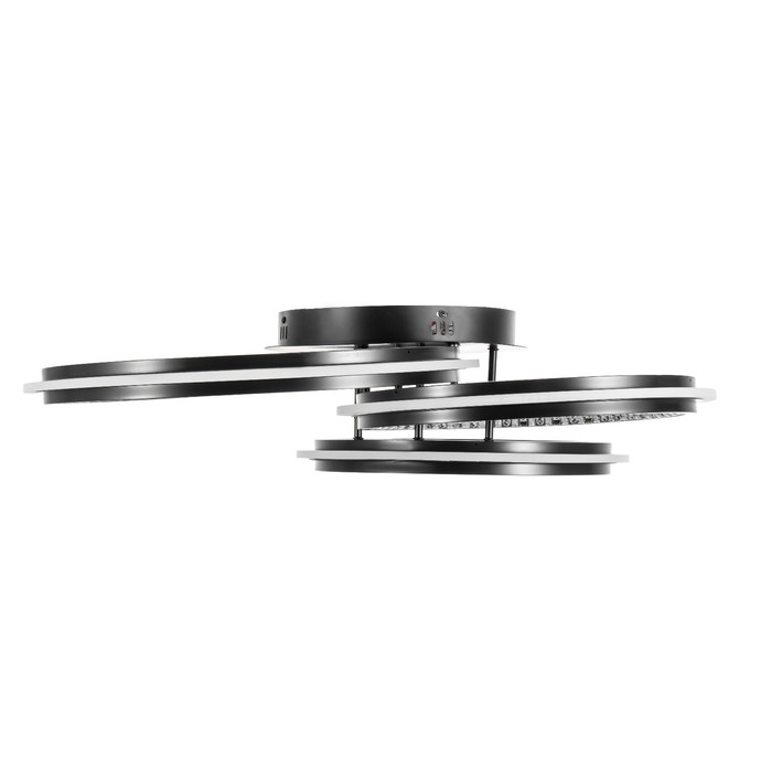 Люстра с ПДУ Люстра с ПДУ "Ленди" 3хLED 3000-6000К 272Вт черный 74х71х18 см BayerLux