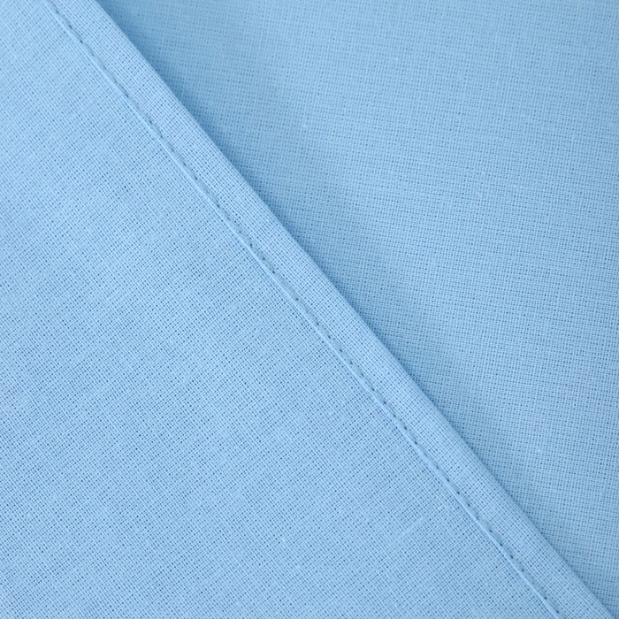 Комплект 1.5сп Голубой 4 (простыня 150х215см, наволочка 70х70см) бязь 120г/м, хл100%