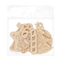 Набор для творчества &laquo;Роспись по дереву&raquo; 5 шт., с ленточкой