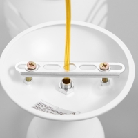 Люстра "Патриция" 5х40Вт Е27 Белый, золото 56х56х35см