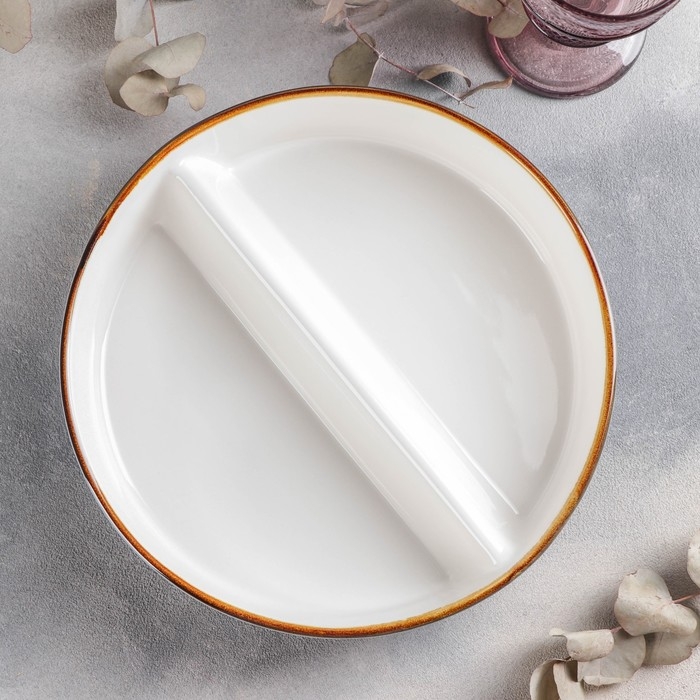 Форма для запекания из жаропрочной керамики с делениями &laquo;Сапфир&raquo;, 1800 мл, d=26 см, цвет синий