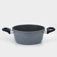 Кастрюля Доляна &laquo;Марбл&raquo;, 2 л, d=20 см, h=9 см, антипригарное покрытие