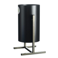 Урна уличная "Круг" 18 л, черная, бак 0,5 мм, 54 х 31 х 31 см Урна уличная "Круг" 18 л, черная, бак 0,5 мм, 54 х 31 х 31 см