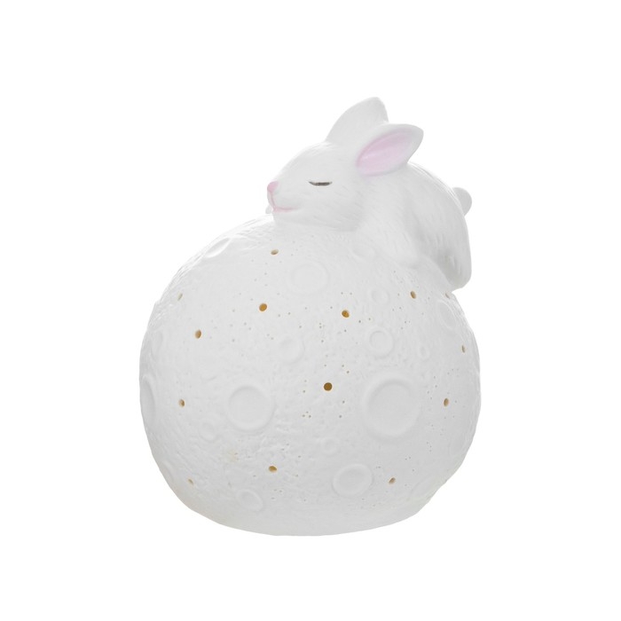 Настольная лампа "Зайчик" Е14 40Вт белый 15х15х18 см