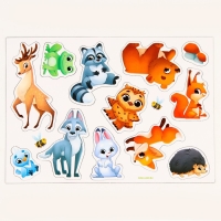 Магнитная игра &laquo;&lrm;Зверюшки леса&raquo;&lrm;