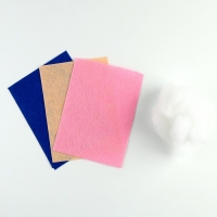 Набор для шитья. Кукла из фетра своими руками &laquo;Девочка в пальто&raquo; с наполнителем