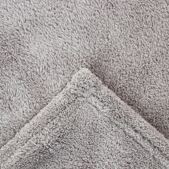 Полотенце-уголок LoveLife "Зайчик", цв. серый, 70х140 см, 100% п/э, микрофибра 280 г/м2