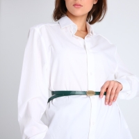 Ремень женский, ширина 1.4 см, пряжка металл, цвет зелёный Ремень женский, ширина 1.4 см, пряжка металл, цвет зелёный