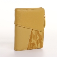 Кошелёк женский на кнопке, цвет жёлтый Кошелёк женский на кнопке, цвет жёлтый