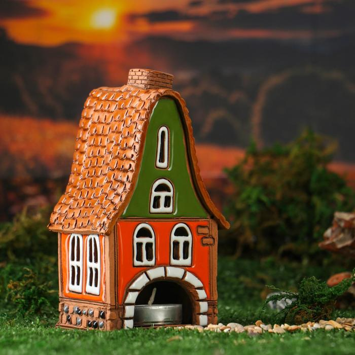 Аромалампа Домик &laquo;Колокольчик&raquo;, ручная работа, микс, 16 см