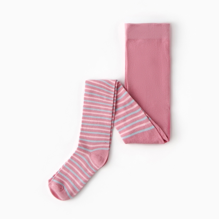 Колготки детские KAFTAN &laquo;Полоска&raquo; 104-110 см, цвет розовый
