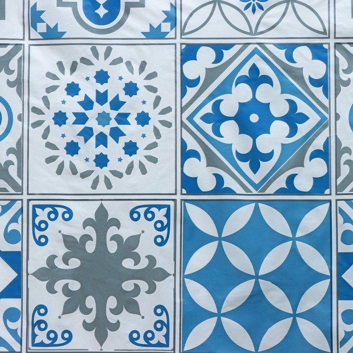 Штора для ванны Доляна &laquo;Луиза&raquo;, 180&times;180 см, EVA