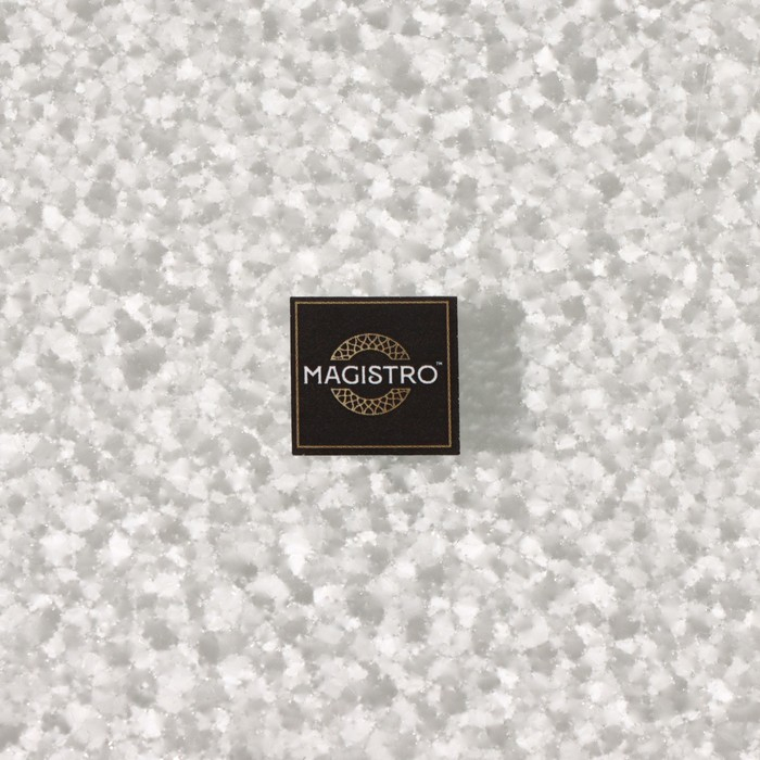 Блюдо стеклянное сервировочное «Сияние», 32×16×2,5 см, цвет серебряный Блюдо стеклянное сервировочное «Сияние», 32×16×2,5 см, цвет серебряный