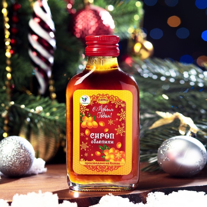Новогодний сироп Облепихи, 100 мл Новогодний сироп Облепихи, 100 мл