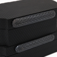 Шкатулка для украшений &laquo;Чёрный узор&raquo; экокожа, набор 2 шт.