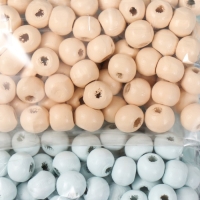 Набор бусины для творчества дерево "Маршмеллоу" d-0,8 см, 4 цвета х 15 гр Набор бусины для творчества дерево "Маршмеллоу" d-0,8 см, 4 цвета х 15 гр