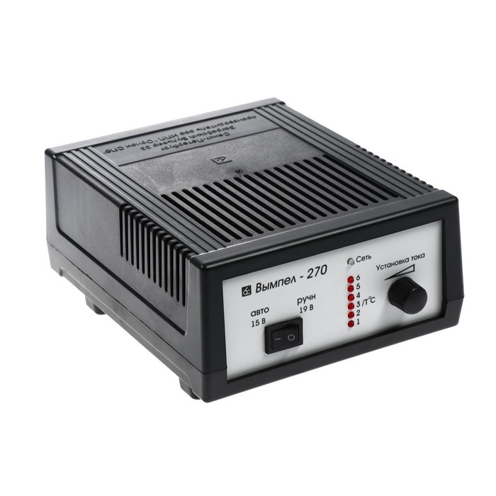 Зарядно-предпусковое устройство АКБ Вымпел-270, 0,6 - 7 А, 12 В, до 100 Ач Зарядно-предпусковое устройство АКБ Вымпел-270, 0,6 - 7 А, 12 В, до 100 Ач