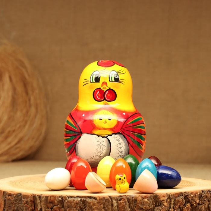 Набор для развития логики &laquo;Курочка&raquo;, 21 предмет, 11х17 см