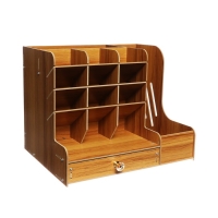 Органайзер - подставка настольный deVENTE. Magnat 33 x 26 x 26 см, МДФ, сосна, картонная коробка