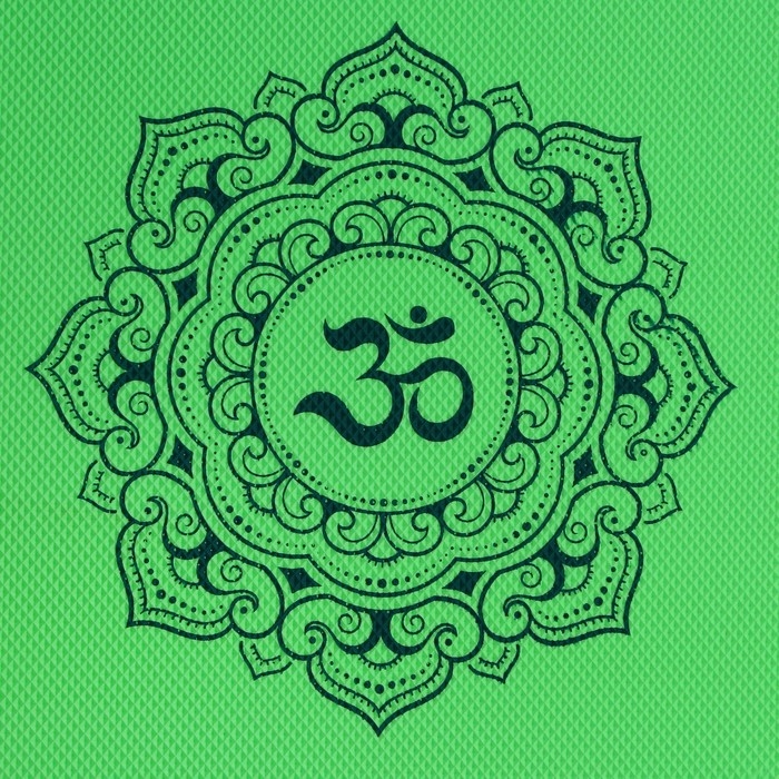 Коврик для йоги &laquo;Мандала&raquo;, 173 х 61 х 0,4 см.