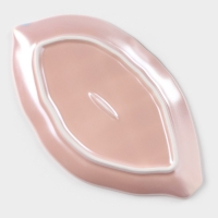 Чайная пара керамическая &laquo;Перламутр&raquo;, 3 предмета: кружка 190 мл, блюдце d=21 см, ложка h=13 см