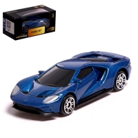Машина металлическая FORD GT, 1:64, цвет синий Машина металлическая FORD GT, 1:64, цвет синий