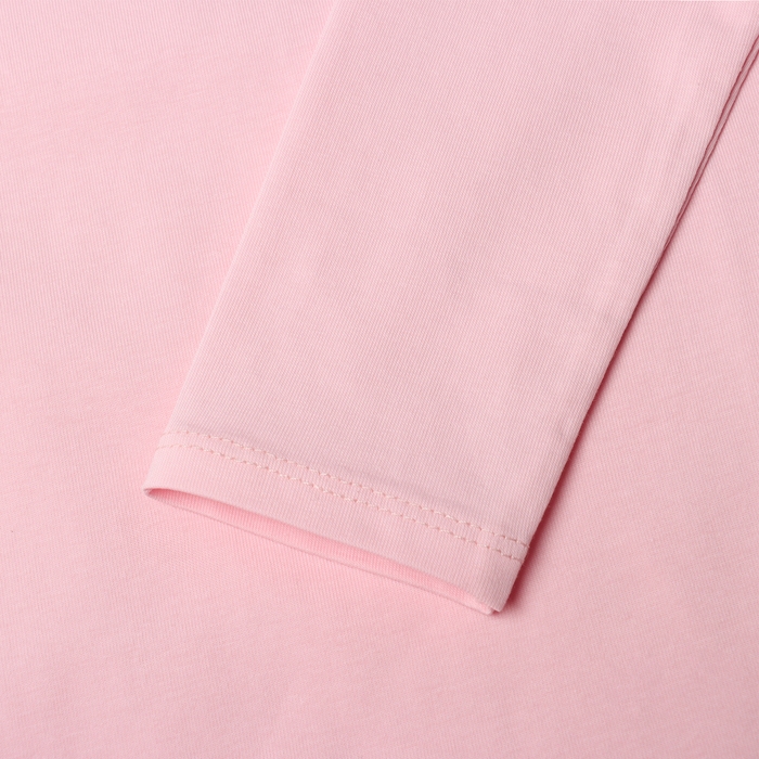 Лонгслив для девочки, цвет светло-розовый, рост 140 см