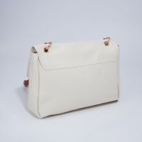 Сумка-мессенджер на клапане, цвет белый Сумка-мессенджер на клапане, цвет белый