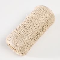 Шнур для вязания 100% полиэфир 1мм 200м/75±10гр (03-светло-бежевый) Шнур для вязания 100% полиэфир 1мм 200м/75±10гр (03-светло-бежевый)