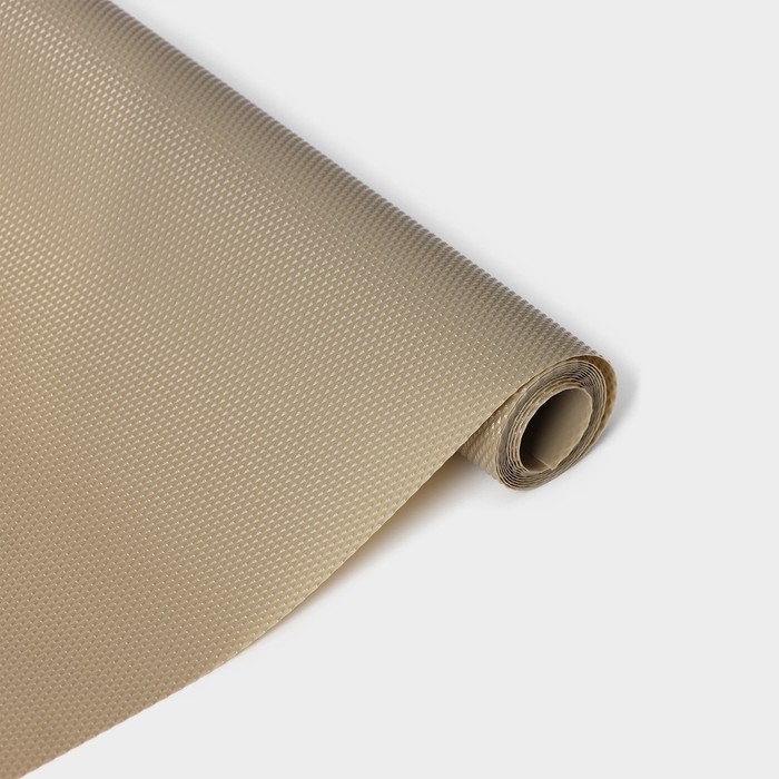 Коврик противоскользящий LaDо́m Elegiam, 30&times;90 см, цвет бежевый