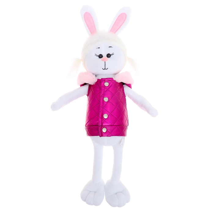 Мягкая игрушка &laquo;Зайка Зефирка в жилетке&raquo;, 25 см