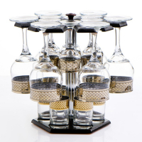 Мини-бар 18 предметов вино Карусель Скандинавия, темный 240/55/50 мл Мини-бар 18 предметов вино Карусель Скандинавия, темный 240/55/50 мл