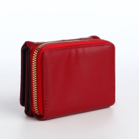 Кошелёк женский на кнопке, цвет красный Кошелёк женский на кнопке, цвет красный