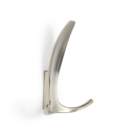 Крючок мебельный CAPPIO FLAT, трехрожковый, матовый никель Крючок мебельный CAPPIO FLAT, трехрожковый, матовый никель