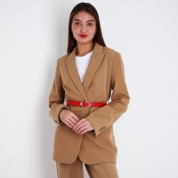 Ремень женский, ширина 2,3 см, пряжка металл, цвет красный Ремень женский, ширина 2,3 см, пряжка металл, цвет красный