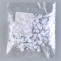 Леска для декора с бусинками, длина &mdash; 4,8 м, цвет белый