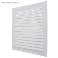 Решетка вентиляционная ERA 3030 МЭ, металлическая, с сеткой, 300x300 мм