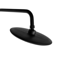 Душевая система ZEIN ZS-3F, смеситель, тропическая и ручная лейка 3 режима, латунь, черный