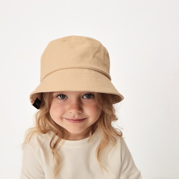 Панама детская "Классика" MINAKU цвет бежевый, р-р 52