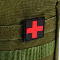 Подсумок медицинский, тактический, 20х13 см, зеленый Подсумок медицинский, тактический, 20х13 см, зеленый