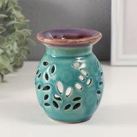 Аромалампа керамика "Лепестки" МИКС 8,5х9х11 см Аромалампа керамика "Лепестки" МИКС 8,5х9х11 см