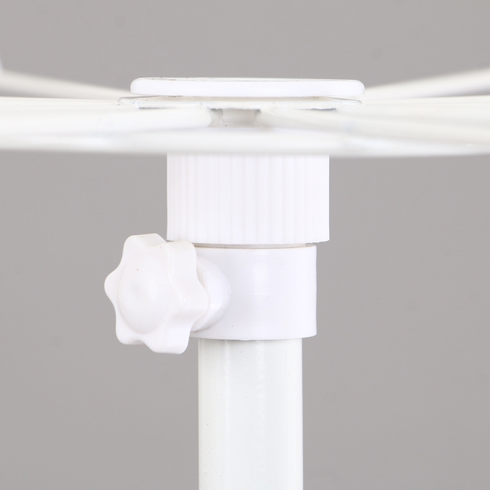 Вертушка, 5 ярусов по 10 крючков, 44&times;44&times;165, цвет белый