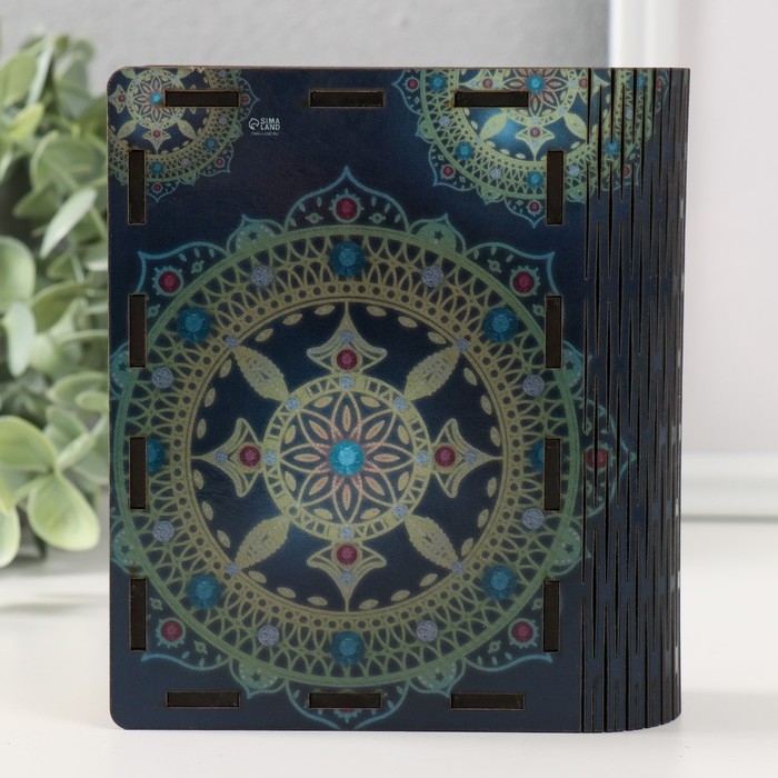 Копилка-шкатулка "Мандала благополучия" 14х12х5 см