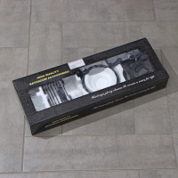 Набор для ванной комнаты «Лофт», 6 предметов, цвет чёрный Набор для ванной комнаты «Лофт», 6 предметов, цвет чёрный