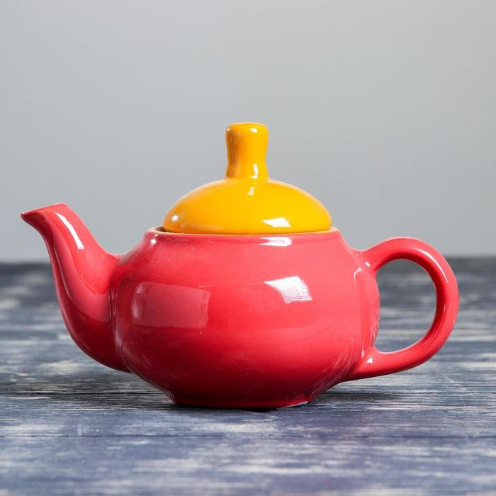 Чайник "Кроха младший" 0,4л / 12х10,5см, радуга МИКС