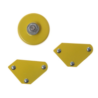 Набор магнитных угольников для сварки ТУНДРА, 45,90,135&deg;, 4 кг, 2 шт. + клемма, 200 А, 7 кг